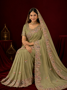 Sari de Seda Personalizado de Diseño Indio para Mujer, Hermoso Diseño Patola, Estilo Tradicional para Bodas y Fiestas, Envío Rápido - Product Image 6