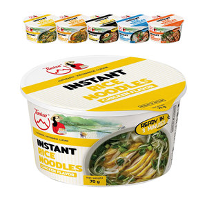 Nouilles de riz au poulet instantanées, certifiées HALAL/ISO/HACCP, directement de l'usine, en vrac, qualité export, étiquette privée personnalisée - Product Image 1