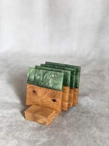 Luxury Wood & Resin <b>Drink</b> <b>Coasters</b> - Product Image 5