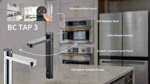 Distributeur d'eau sous évier à économie d'énergie BC TAP 3SC avec détection de fuite d'eau en acier inoxydable pour usage commercial - Product Image 2