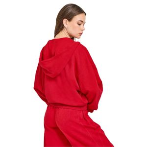 <b>Womens</b> Zipper Front Hoodie <b>Jacket</b> Soft <b>Fleece</b> Casual Sweatshirt Oversized Loose Fit Long Sleeve <b>Warm</b> Tops for Autumn Winter - Product Image 2