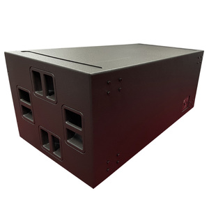 Caisson de basses passif grand format à double woofer néodyme 600W en contreplaqué de bouleau pour concerts en stade et location de sonorisation professionnelle - Product Image 1