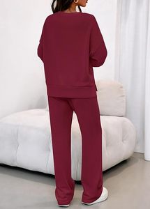 Conjunto de Sudadera con Capucha Oversize y Pantalones de Chándal de Forro Polar Premium para Mujer, Conjunto Deportivo de Sudadera con Capucha y Pantalones de Chándal para Mujer - Product Image 4
