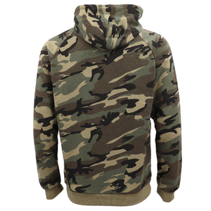 Sweat à capuche pour homme imprimé camouflage, décontracté, en coton et polyester, avec poche kangourou, logo personnalisé, pour un usage quotidien - Product Image 3