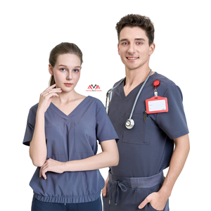 PRIX D'USINE Scrubs uniformes ensembles jambe droite unisexe vêtements médicaux médecins infirmières dentiste cargo gommage pantalon-OEM/ODM-BASSE quantité minimale de commande - Product Image 1