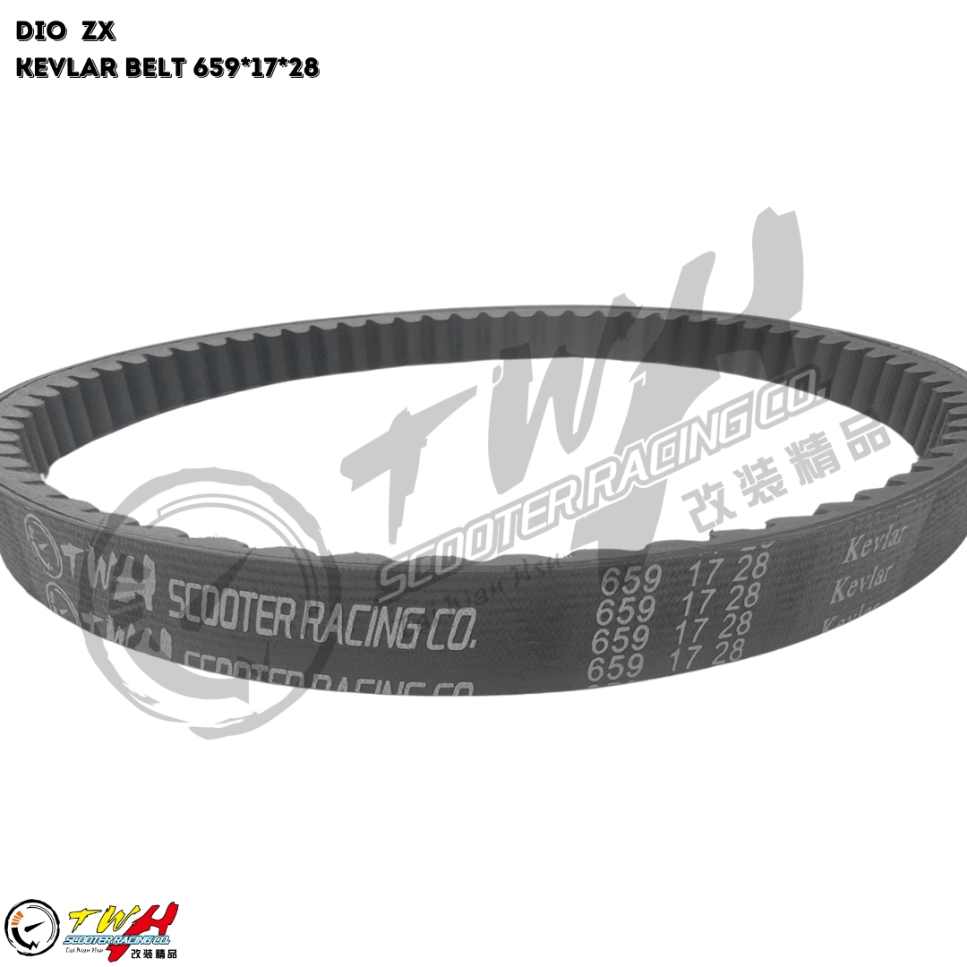 ¥amベルト TWH DIO ZX Motorcycle Racing Transmission Kevlar Belt 659*17*28