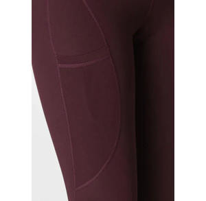 Pantalones de equitación de cintura alta con botones para mujer, mallas de asiento completo para montar a caballo - Product Image 4