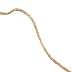 Colliers à fines chaînes Hip Hop Iced Out en or blanc avec diamants de laboratoire, délicat collier chaîne tennis pour femme, cadeau pour elle - Product Image 2