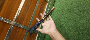 Cuerno de zapato de Búfalo con mango de madera pulida Material orgánico ecológico Estilo animal 30cm Regalo de negocios - Product Image 2