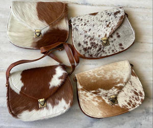 Bolso de cuero de vaca hecho a mano de nuevo diseñador, bolsos de hombro únicos para mujer, bolsos para ocultar el pelo, bolsos de mano para mujer - Product Image 3