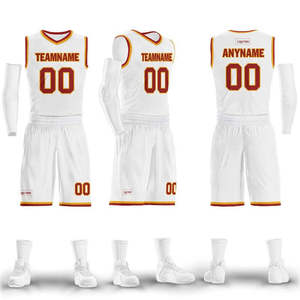 Conjuntos de Uniformes de Baloncesto Sublimados Personalizados, Jersey sin Mangas con Cuello en V de Malla Transpirable de Alta Calidad para Hombre, Secado Rápido, para Equipos Adultos - Product Image 3