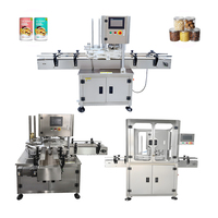 Machine de remplissage automatique de liquides quantitatifs avec pédale horizontale et machine de remplissage de pâtes à double tête avec mélangeur