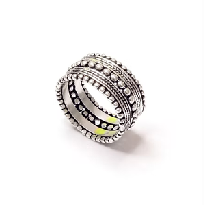 JAIPUR SILVER 925 Silver Bohemian Unisex Spinner <b>Ring</b> <b>Indian</b> Design for Everyday Wear - Product Image 3