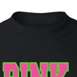Sudadera con cuello redondo y estampado gráfico en negro, rosa y verde, de manga larga con puños acanalados, informal, de forro polar para mujer, estilo urbano a la moda. - Product Image 6