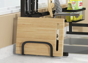 Estante Escurridor de Platos Expandible de 2 Niveles para Encima del Fregadero OEM/ODM, Organizador de Cocina Desmontable, Estante de Almacenamiento Resistente al Óxido - Product Image 2