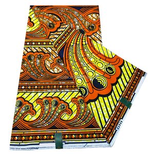Nouveau Tissu Ankara Hollandais 100% Coton Qualité Supérieure Imprimé Wax 6 Yards Batik Africain pour Robe de Soirée - Product Image 4