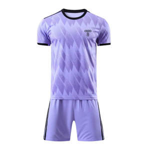 Soccer Uniform for Men and Customized Logo Team <b>Name</b> 100% Polyester Lightweight Soccer Uniform - Product Image 1