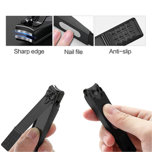 Professional OEM Leather Manicure Set Pedicure Care Tools New Rainbow <b>Nail</b> File Clippers Beauty Grooming <b>Kit</b> in Box Packaging - Product Image 3