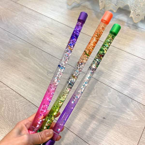 <b>Fairy</b> Rainbow Color Wand Party Favors for Kids Glitter stick Magic wand - Product Image 2