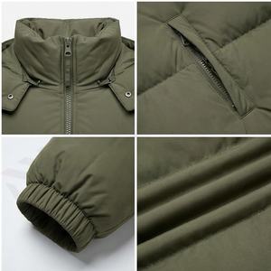 Veste longue et élégante et ultra-chaude pour femmes avec capuche et rembourrage en duvet pour la saison froide d'hiver Mode masculine - Product Image 4