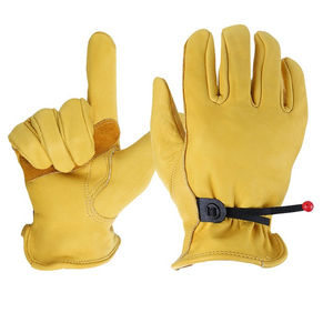 Gants de travail en cuir à prix abordable, haute performance, protection optimale des mains, nouvelle arrivée, meilleurs gants de travail. - Product Image 2