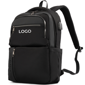 Minimalist Nylon Laptop <b>Backpack</b> 42x30x13 Cm With USB Port Unisex Softback Shoulder Straps Zipper Closure - Product Image 1