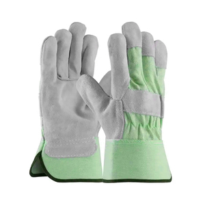 Gants de travail en cuir anti-coupure pas chers pour la construction, l'industrie, l'exploitation minière et la conduite – Équipement de protection des mains - Product Image 4