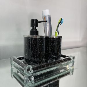 Ambrose 3 pezzi Set bagno Dispenser sapone porta spazzolino con vassoio - Product Image 4