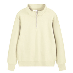 2026 Autumn Winter Collection Men's 1/4 Zip Regular Fit <b>Stand</b> <b>Drop</b> Shoulder Loose Windproof Unlined Polyester/Cotton Waterproof - Product Image 3