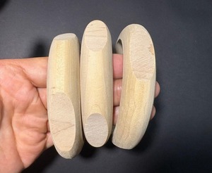 Natural Wood Trendy Bangle Ethnic Style Wooden Bangles for Girls and Women Polished Classic Design Unisex - Product Image 6