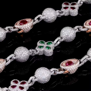 Collar de Cadena Tipo Tenis de Plata de Ley 925 Premium con Moissanita, Corte Brillante, Apariencia de Diamante VVS, Colección de Joyería Fina de Lujo - Product Image 5