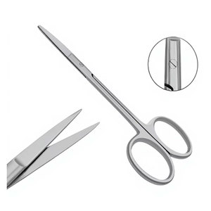Tijeras Iris Manuales de 3.5 Pulgadas, Acero Inoxidable, Patrón Recto, Precisión Quirúrgica, Dental, Veterinaria, Médica, para Disección de Tejidos - Product Image 1