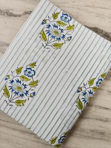 Proveedor de Tela de Algodón Hecha a Mano en India, Tela Sanganeri de Jaipur con Estampado a Bloque, Material en Crudo para Vestidos, Pedidos al Por Mayor - Product Image 5