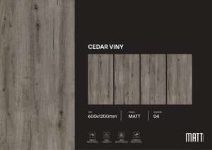 Carreaux de porcelaine Signature Matt, format 600x1200, grand format, pour sols et murs, usage résidentiel et commercial haut de gamme - Product Image 4