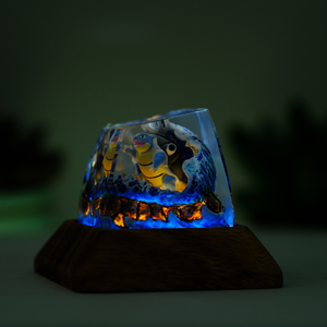 Keycaps Mystiques Anime, Keycaps Artisanaux Personnalisés, Keycaps Anime Mignons, Keycaps Verts, Ensemble de Keycaps, Keycaps en Résine - Product Image 2