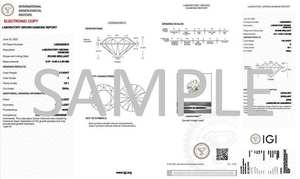 Diamante Sintético CVD Cultivado en Laboratorio, Certificado IGI, Corte Pera, 3CT, Color EF, VVS2 VS1, para Joyería Unisex, Fabricación OEM, Marca JC Diamond - Product Image 3