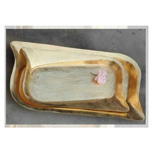 Elegante Bandeja de Servir de MDF con Diseño Meenakari, Bandeja Decorativa Pintada a Mano para Té, Café, Aperitivos, Regalo de Boda, Decoración del Hogar - Product Image 5