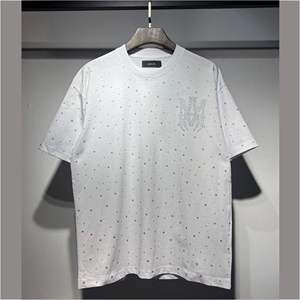 Nouvelle Veste Puffer Unisexe Vintage Éco-responsable Style Hip-Hop Croisé Droit avec Diamants Intégrés et Jeans Cinq Poches – Collection 2025 Européenne et Américaine - Product Image 2