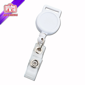 Round Shape ABS Retractable <b>ID</b> Badge Reel - Product Image 3