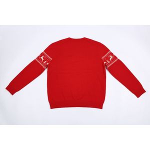 OEM Men Wool Christmas Sweater Ugly Sweater Crew Neck Long Sleeve Regular Fit Knitted Pullover Custom Design - Product Image 4