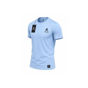 Camiseta de punto personalizada con logo bordado y estampado, de manga corta, para hombre, de alta calidad, 100% algodón. - Product Image 3