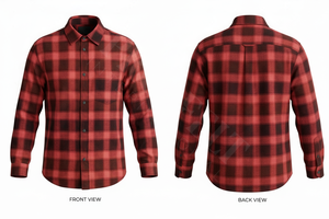 Chemise habillée décontractée à manches longues de haute qualité avec poche, en tissu doux, fermeture boutonnée, élégante, tendance, coupe ajustée - Product Image 6