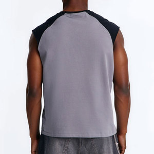 Custom Reglan Sleeveless Design Custom Multi Color Casual Wear <b>Cropped</b> Regular Fit Streetwear Eco-Friendly Jersey Tank <b>Top</b> - Product Image 3