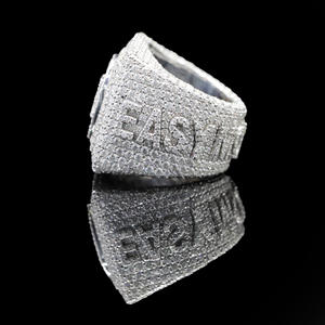 Moissanita Royal para Anillo de Rey, 0.5 Quilates, DEF, Plateado en Plata, de Lujo - Product Image 2