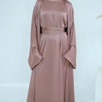 Abaya Confortable et Décontractée Grande Taille en Spandex Sans Couture pour Femmes Musulmanes – Qualité Supérieure, Extensible dans les Quatre Sens, Personnalisable pour le Printemps