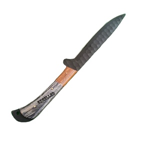 Couteau à filet de chef Full Tang fait à la main avec revêtement en poudre noire manche en bois Pakka et gaine en cuir pur pour la cuisine - Product Image 3