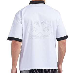 เสื้อเชฟกระดุมสองแถวสีขาวคลาสสิก ชุดยูนิฟอร์มสำหรับงานครัว ร้านอาหาร โรงแรม และบริการจัดเลี้ยง - Product Image 2