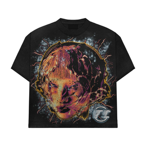 Camiseta de Algodón Lisa Azul Marino para Hombre, Cuello Redondo, Manga Corta, Corte Regular, Color Sólido, Tejido Jersey - Product Image 6