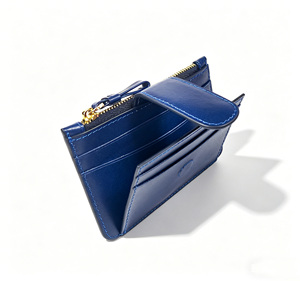 [Producto Destacado] Tarjetero Multiusos de Cuero Vacuno Genuino Castello con Logotipo Grabado en Relieve, Rojo, Azul Claro, Rosa, Azul Marino - Product Image 4