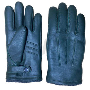 Nouveauté OEM – Gants de fitness en peau de mouton couleur unie – Gants d'hiver en cuir de qualité pour la conduite et les activités extérieures – Gants de sécurité - Product Image 3